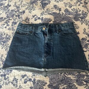 Free people denim skirt size 6